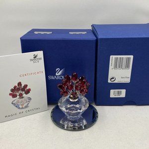 Swarovski SCS 10th Anniversary Vase with Red Roses 283394
